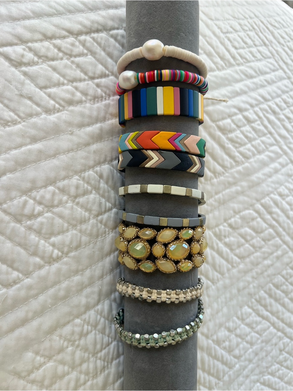 Colorful Boutique Bracelet Collection – 10 Pieces – Mostly New Without Tags